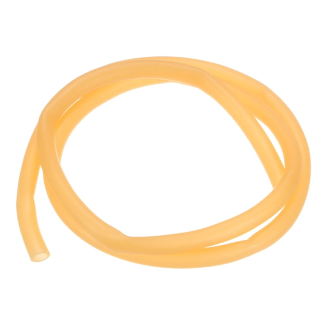 Tubo de goma de látex natural de 1 metro de longitud, manguera de tubo de goma de 6x9mm (IDxOD), amarillo