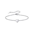 thumbnail image 1 of Pulsera de plata esterlina 925 Silvora con inicial L para mujeres, 1 of 8