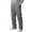 Gray, variant on Men's Leisure Straight Leg Zipper Jogging Trousers, Casual Running Pants for Gym, Outdoor and Street Style,Black,L