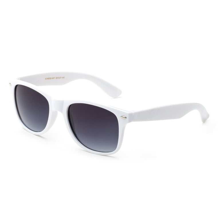White Sunglasses Party Pack-6 Retro Blues Brothers Sunglasses for