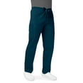 thumbnail image 2 of Adar Universal Unisex Scrubs - Drawstring Tapered Leg Scrub Pants - 504 - Caribbean Blue - 3X, 2 of 7