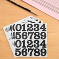 thumbnail image 4 of LOLIPPYY 25Pcs Waterproof Black Vinyl Number Stickers Self Adhesive Easy Apply for Home and Office, 4 of 8