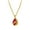 RedA, variant on Copper Double Water Peacock Necklace for Holiday Parties, 45cm Necklace with 3cm Pendant