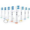 thumbnail image 1 of Replacement Toothbrush Heads Compatible with Braun Oral B Electric Toothbrushes, Replacement Brush Head Refill,for Vitality Triumph and Pro Series - 8pcs, 1 of 5