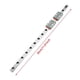 thumbnail image 1 of Bloque de riel lineal, retenedor de bolas para riel de movimiento lineal con 2 bloques de guía lineal Mgn12c para la industria, para la mayoría de equipos automáticos., 1 of 4