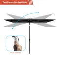 thumbnail image 4 of ACEGOSES 10x6.5ft Patio Umbrella with 6 Ribs Tilt and Crank Sunshade Canopy for Garden and Yard,Black, 4 of 7