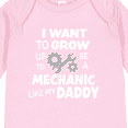 thumbnail image 4 of Inktastic I Want To Grow up To Be a Mechanic Like My Daddy Boys or Girls Long Sleeve Baby Bodysuit, 4 of 5
