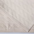 thumbnail image 4 of Superior Turkish Cotton Highly-absorbent 6-Piece Towel Set, Bathroom Spa and Gym Towels, Ivory, 4 of 10