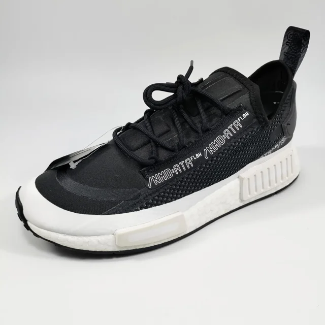 Ad-id-as NMD R1 ATA FL0W Spectoo Sneaker Shoes Men's Black / White H67408 SZ 8 NEW