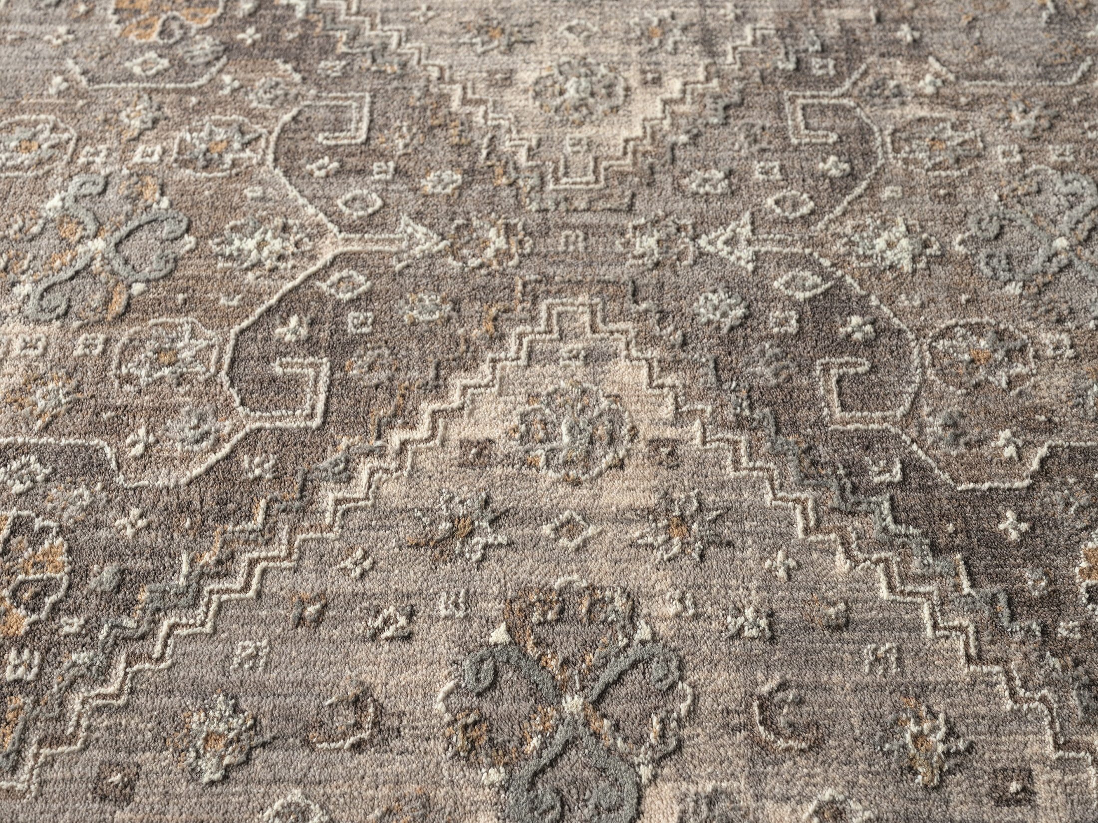 United Weavers Utopia Chester Oriental Border Area Rug, Grey, 7'10" x 10'6"