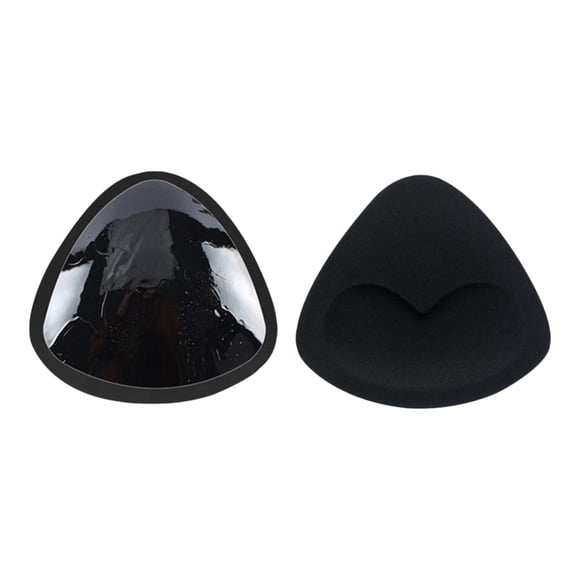 2 uds almohadillas para sujetador impermeable Push up para traje de baño negro Perfecl