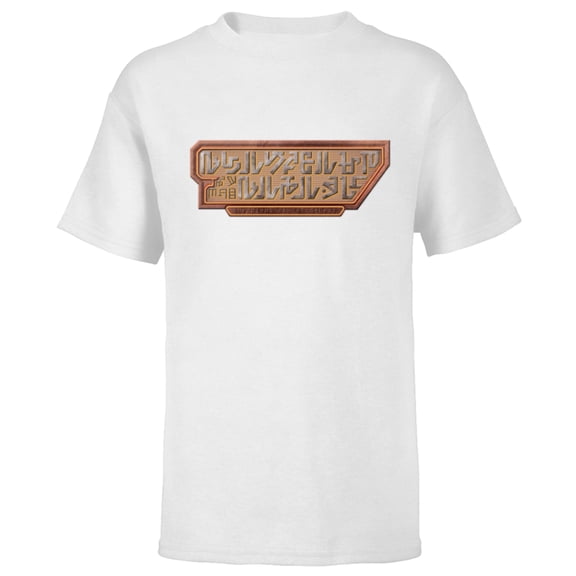 Marvel Guardians of the Galaxy Volume 3 Alien Logo Sign - Short Sleeve T-Shirt for Kids - Customized-White