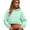 Green, variant on Womens Cute Cropped Hoodies Long Sleeve Sweatshirts Fall Fashion Outfits Winter Pullover Clothes
