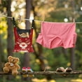thumbnail image 3 of SEANATIVE Christmas Reindeer Clothespin Bag Clothes Pin Hanging Bag with Hanging Hook Laundry Clothes Pin Holder 2 PCS Clothespin Bag Clothespin Storage, 12 x 14.5 Inch, 3 of 7