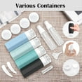thumbnail image 3 of MateeyLife 17PCS Travel Bottles for Toiletries, TSA Approved Travel Size Containers, Leak Proof Travel Containers for Toiletries, Silicone Travel Kit for Shampoo, Conditioner, Lotion & Creams Gray, 3 of 7