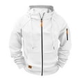 thumbnail image 5 of Horkkom Zip Up Hoodie Men Fleece Zipper Hooded Jacket Sweatshirt with Pockets Drawstring Hoodies S, Gifts for Men, 5 of 9