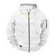 thumbnail image 4 of Ceisia Men's Oversize Hooded Full-Zip Color-Accent Fleece Hooded Jacket Gift, 4 of 8