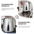 thumbnail image 3 of FESTFENDS Bouilloire à Lait en Acier Inoxydable pour Chefs Professionnels 1Pcs, 3 of 8