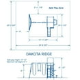 thumbnail image 4 of Ensemble de balançoire Dakota Ridge Cedar, 4 of 8