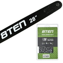 8TEN 28" Chainsaw Bar & Chain .058 3/8 93DL for Husqvarna 372XP MK1010319