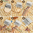 thumbnail image 3 of Small Weaving Loom Kit with 14 Hooks Mini Darning Loom Speedweve Type Weave Tool Beginners Quickly Mending Loom Machine DIY Weaving Repair Tool for Jeans Socks and Clothes, 3 of 6