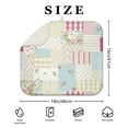 thumbnail image 4 of Pioneer Flower Floral Print Pattern Dish Drying Mat for Kitchen 1 Pack, Ultra Absorbent Microfiber Dishes Drainer Mats,16"x18", 4 of 6