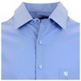 thumbnail image 2 of Manchester Camisa Tallas Extras Regular Fit  Azul Medio, XXG Manchester 3083C, 2 of 4