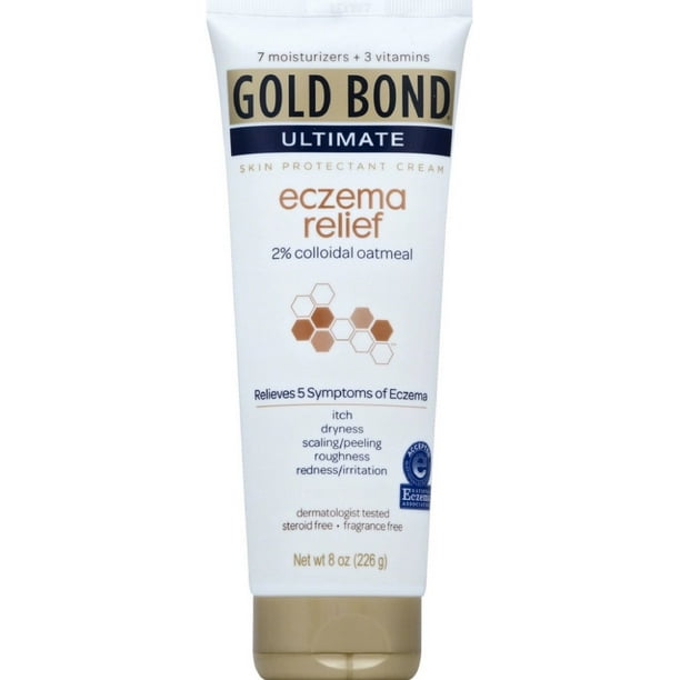 Gold Bond Ultimate Eczema Relief Skin Protectant Cream 8 Oz Walmart Com Walmart Com