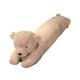 thumbnail image 4 of Juguete de peluche largo con soporte para el cuello y la zona lumbar, animal realista, encantador y de largo alcance. Oso caqui, 4 of 9
