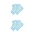 thumbnail image 2 of Sonducket 1 juego de calcetines de tacón de gel de lana sin dedos cómodos con punta abierta de silicona belleza calcetería experiencia de spa kit de Malla Noche Azul 2piezas Sonducket CBP362350, 2 of 6