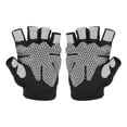 thumbnail image 4 of Guantes de entrenamiento transpirables, guantes de entrenamiento para ejercicio, guantes de protección de palma para levantamiento de pesas L, 4 of 14