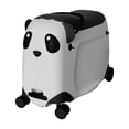 thumbnail image 1 of TUCCI Italy Valise à Chevaucher Panda pour Enfants, Coque Rigide, Bagage à Main Léger avec Roues - Noir, 1 of 7