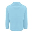 thumbnail image 4 of Aoiroe Casual Sweatshirt Tops,Womens Going Out Outfits,Fitness Clothing,Loose Pullover Sweater,Professional Tops For Women,Office Wear For Women 2025,Cowl Neck Blouses For Women,Light blue,S, 4 of 5