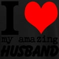 thumbnail image 3 of CafePress - I Heart My Amazing Husband Pajamas - Women's Short Sleeve Print T-Shirt and Pants Dark Cotton Pajama Set, 3 of 7