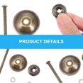 thumbnail image 3 of 20 Sets Cabinet Handles Screw Rods Washers Ceramic Pull Handles Accessories, 3 of 4