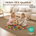thumbnail image 2 of Sasttie 6'x9' Easy Jute Area Rug, Outdoor Patio Rug Washable Rugs for Entryway Indoor Outdoor Rugs, Natural, 2 of 9