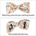 thumbnail image 3 of RuiJiao Special Dog Collar - Floral Design with Soft Cotton, Ideal for Small to Large Dogs | Includes Metal Buckle and Bow, 3 of 4