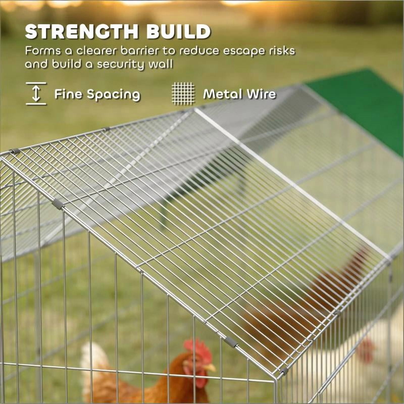 Outdoor Chicken Coop, Duck Coop Rabbit Cage Small Animals Coop