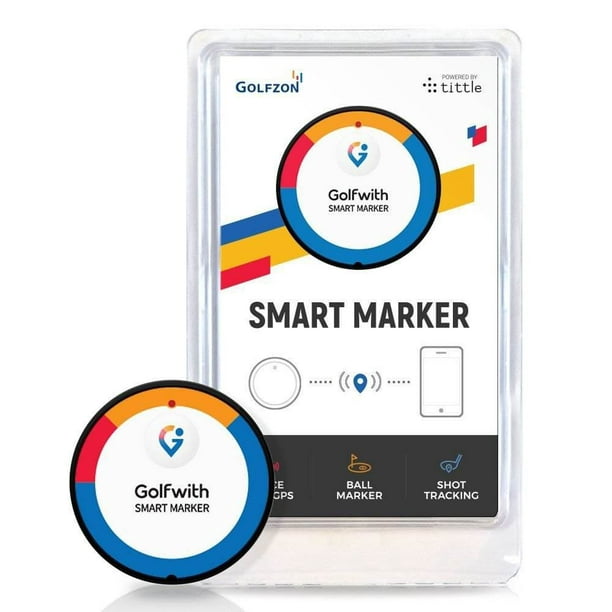 Golfwith Smart Marker Bluetooth Connecté Téléphone App Golf Shot Distance Tracker