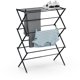 thumbnail image 1 of Estante de secado plegable para ropa negro 40 x 29 x 14.5 pulgadas, 1 of 7