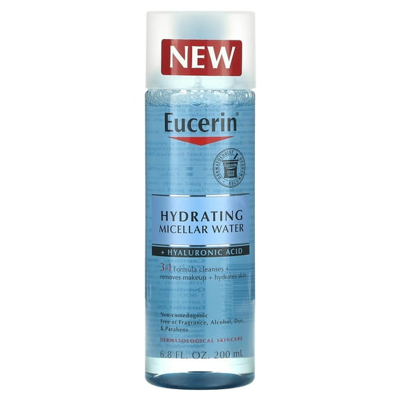 Eucerin, Hydrating Micellar Water   Hyaluronic Acid, 6.8 fl oz (200 ml)