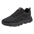 thumbnail image 1 of WEAIXIMIUNG Women's Sneakers Size 8 Memory Foam Women Sneakers Fashionable New Pattern Color Blocking Thick Sole Flat Bottom Comfortable Non Mesh Breathable Lace Up Casual Shoes, 1 of 9