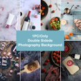 thumbnail image 3 of Double Sided Photography Background Paper, 34x22Inch Waterproof Backdrop for Food Cosmetics Jewelry Tabletop Flat Lay Photo Props, 3 of 5