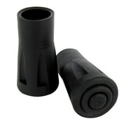 5/8" Black Rubber Replacement Cane Tips Walking Stick Chair Walker 2 pc tip set