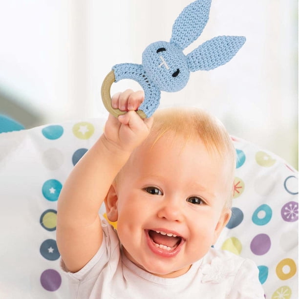Sonajeros para Bebés Xihbxyly Juguetes con agarre Mordedores para Bebés de 3 Meses o más