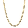 thumbnail image 1 of Solid 14K 6.75mm Concave Open Figaro Chain Bracelet / Anklet, 1 of 3