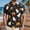 Blue #027, variant on Halloween Shirts for Men Spider Castle Graphic Short Sleeve Casual Tees Candy Print Henley Vintage Fall T Shirt XL