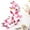 Pink, variant on 100Fens 12Pcs Decal Wall Stickers Home Decorations Black White