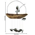 thumbnail image 4 of Yuarrent Carillón de viento estructura de hierro tamaño compacto exquisita campana colgante decoración de jardín accesorios para el hogar Type2 NO2, 4 of 6