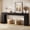 Black, variant on Finmind 79-Inch Extra Long Console Tables for Entryway, Narrow Long Sofa Table Behind Couch, Black